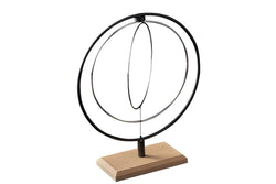 Geek Culture Kinetic Hoop Sculpture Science Toy Home Office Desk Accessory 28cm