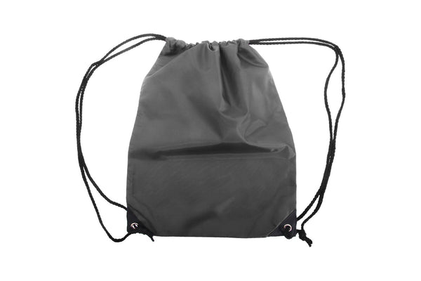 Shugon Stafford Plain Drawstring Tote Bag - 13 Litres (Pack of 2) (Dark Grey) (One Size)