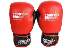 Counterpunch Premium Leather Boxing Gloves - Red - 10oz