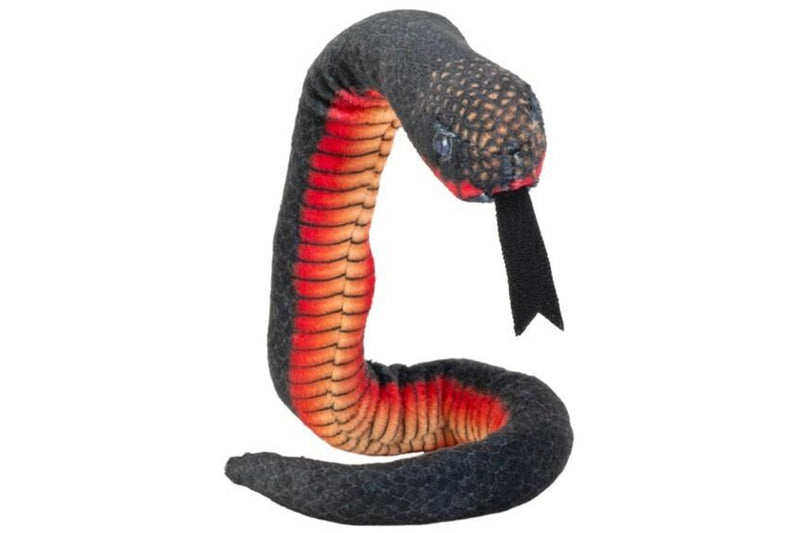 Wild Republic: Coilkins Red Bellied Black Snake - 12" Plush