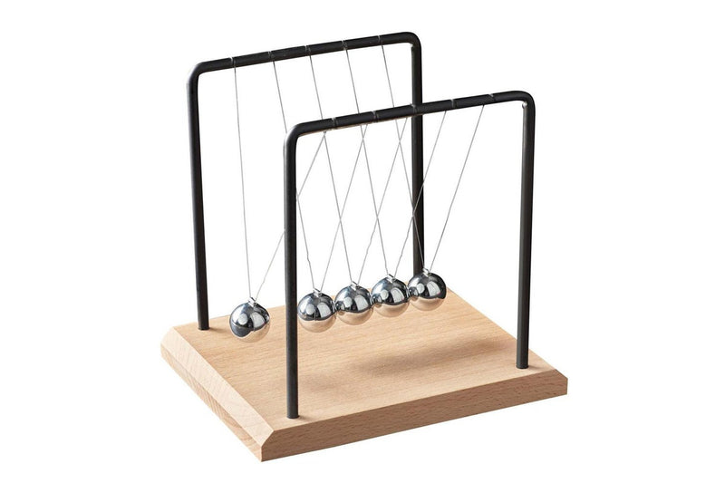 Geek Culture Newton's Cradle Balls Science Toy Home Office Desk Accessory 18cm