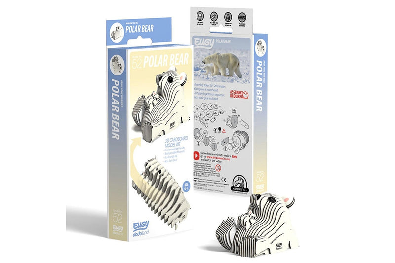 Eugy: Polar Bear - 3D Cardboard Model