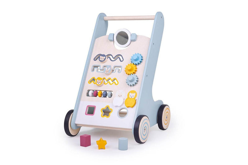 Bigjigs Toys 50cm FSC Activity Walker Kids Wooden Activity Learning Toy 12m+