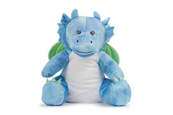 Mumbles Zipped Dragon Plush Toy (Blue) (39cm)