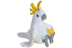 Wild Republic: Cockatoo Sulphur Crested - 12" Cuddlekins Plush