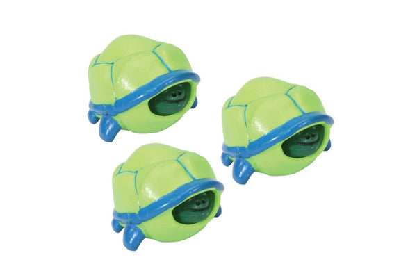 3x Fumfings Novelty Pop Head Turtles 8cm Play 3y+ Squeeze Animal Toys Kids Child