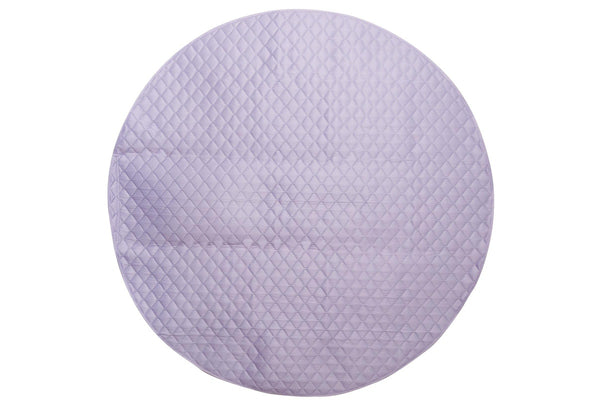 Nestling: Large Waterproof Quilted Play Mat - Lilac