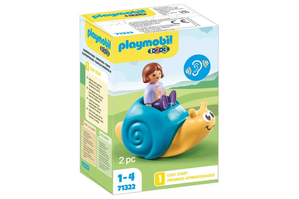 Playmobil: 1.2.3 Rocking Snails with Rattle Feature (71322)