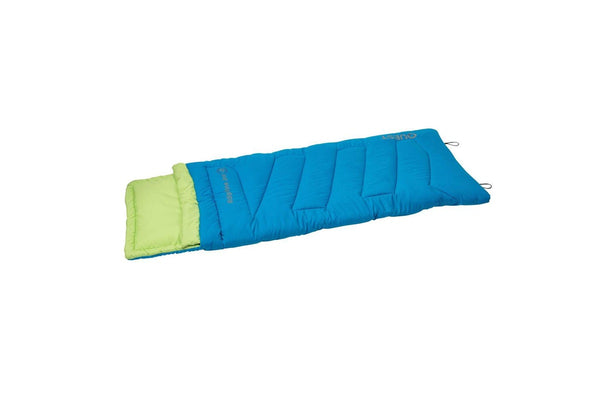 Quest Outdoors Kids Children Ridgeline 0 Deg Camping Soft Sleeping Bag Blue