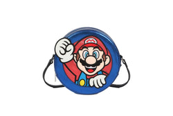 Danielle Nicole Super Mario Crossbody Bag (Electric Blue/Red/Silver) (One Size)