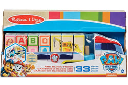 Melissa & Doug: Paw Patrol - Wooden ABC Block Truck