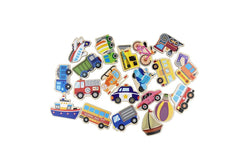 20pc Koala Dream Fridge Friends Magnetic Transport Vehicles Baby Learning Toy 3+