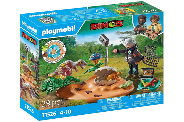 Playmobil: Stegosaurus Nest with Egg Thief (71526)