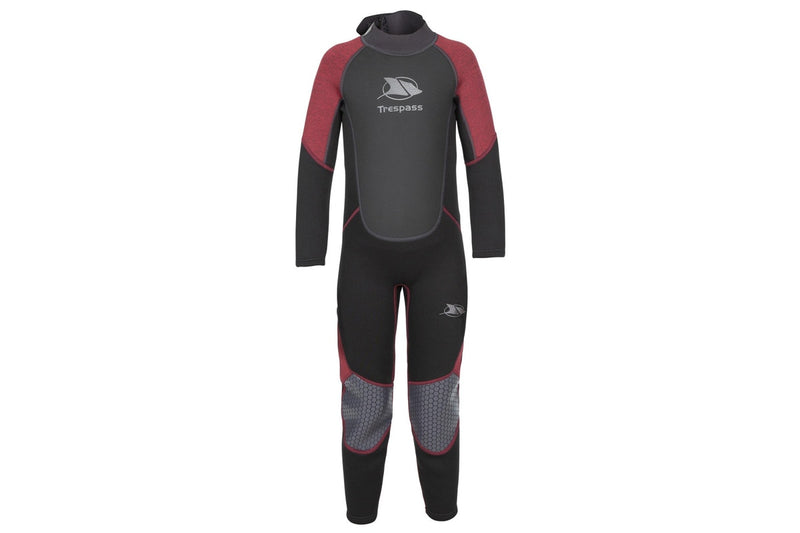 Trespass Childrens/Kids Amigo 3mm Wetsuit (Merlot Marl) (9-10 Years)