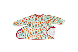 Tidy Tot: Long Sleeve Coverall Bib (for Kit) - Carrots and Radishes