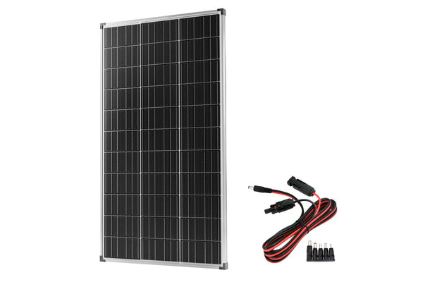 VoltX 160W Solar Panel Fixed + MC4 to DC5521 Adapter