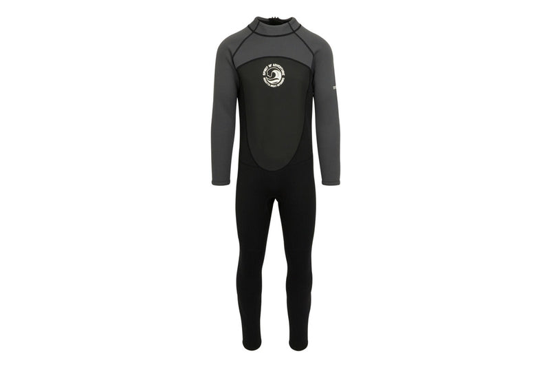 Regatta Mens Grippy Wetsuit (Black/Dark Grey/White) (M-L)