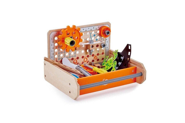 Hape Science Experiment Toolbox Junior Inventor Kids Toddler Pretend Toy 4+