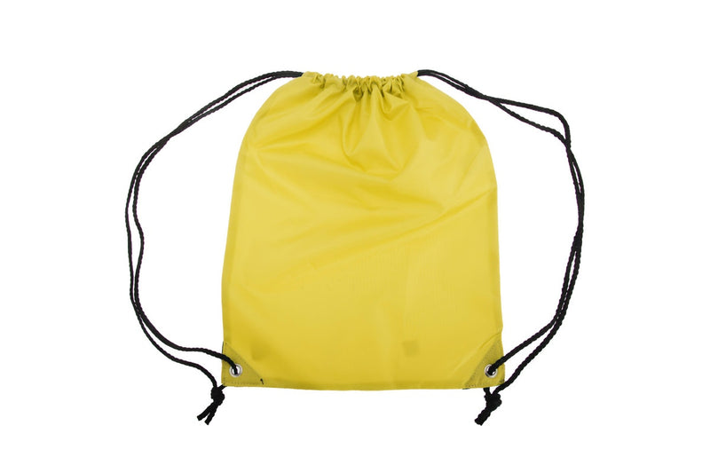 Shugon Stafford Plain Drawstring Tote Bag - 13 Litres (Pack of 2) (Canary) (One Size)