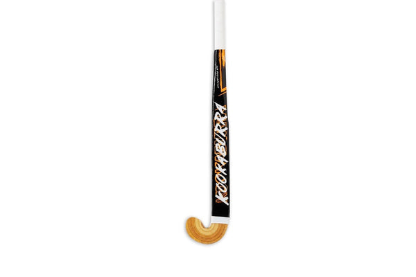 Kookaburra Sport Calibre Wood 30'' Long Mid-Weight Field Hockey Stick ORG BLK