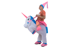 Unicorn Fancy Dress Inflatable Suit Fan Operated Costume Dress Up, Costumes