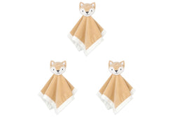 3x Little Haven Security Fox Soft Comfort Gentle Baby Wrap Blanket 32cm 0M+