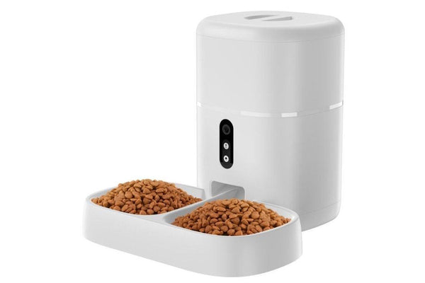 Kogan 4L Pet Feeder with Camera (Dual Bowl)