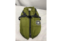 Ozstock V.Pet.B.R Vest Jacket with Harness Waterproof Fashion Sports Green (XL)