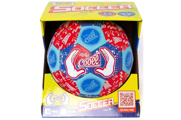 Cooee: #5 Neoprene Soccer Ball - Red