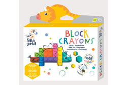 Haku Yoka: Block Crayons - Triceratops