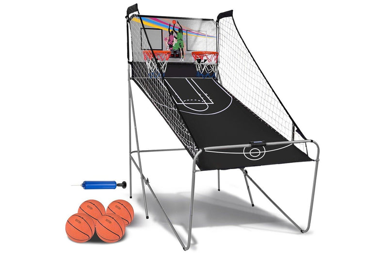 Costway Arcade Basketball Game 2-Player Basketball System Electronic Scoring Sports Indoor Exercise