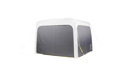 Quest 2-Solid Wall UPF50+ Gazebo Kit w Carry Bag Outdoor Sun Shade White Grey