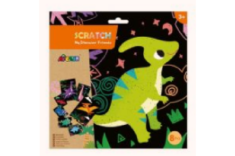 Avenir: Scratch Art Kit - My Dinosaur Friends