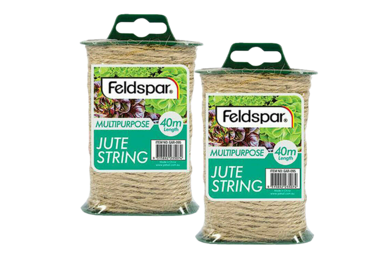 Ozstock 2Pcs DIY Craft Brown Biodegradable Natural Fibre 40Meters Jute String Twine Rope