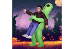 Inflatable Green Alien Costume Adult Suit Blow Up Party Fancy Dress Halloween Cosplay