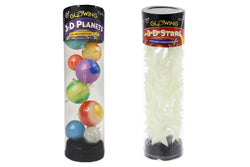 2x 12pc Great Explorations Glowing 3D Tube Assorted Solar System Fun Kids Toy 5+