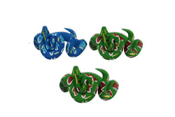 3x Fumfings Animal Coiled Snake Bracelet 7cm Animal Figures Toys Kids 3y+ Assort