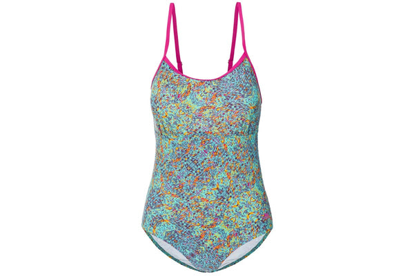 Trespass Womens/Ladies Lotty Swimsuit (Lagoon Print) (XS)