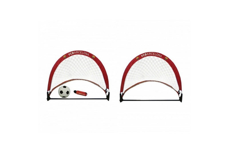 FC Barcelona Official Football Skills Practice Goal Set (Red) (One Size)