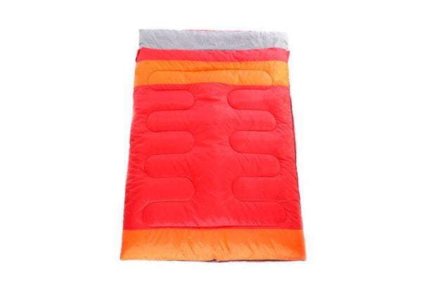 Costcom -10掳C Double Outdoor Camping Sleeping Bag Hiking Thermal Winter 220x150cm