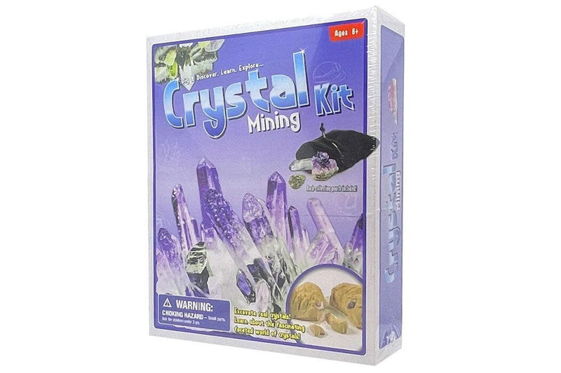 Crystal Gemstone Rock Mining Dig DIY Explore Kit Kids Educational Toy 6y+