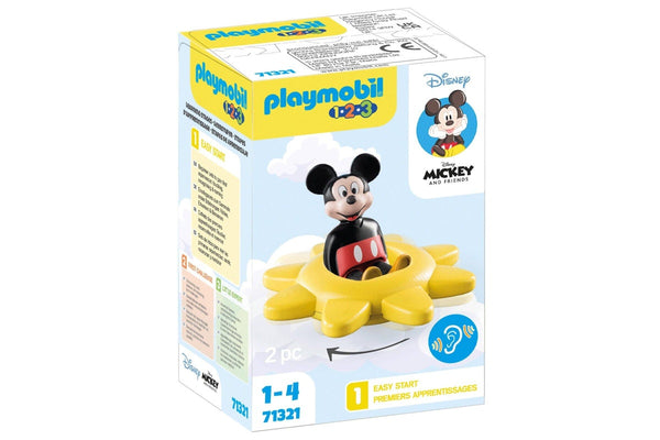 Playmobil: 1.2.3 & Disney - Mickey's Spinning Sun with Rattle Feature (71321)