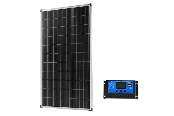 VoltX 160W Solar Panel Fixed + 10A Solar Charge Controller PWM