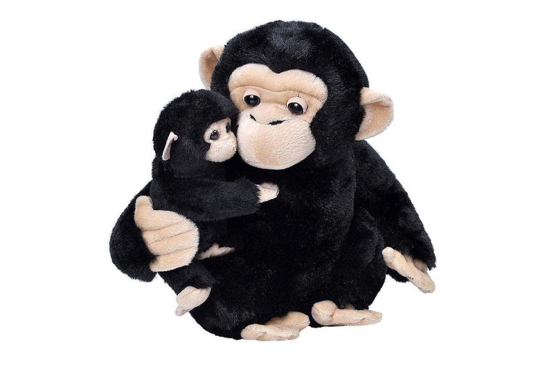 Wild Republic:Chimp Mom & Baby - 12" Plush