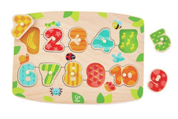 Hape: Number Peg Puzzle