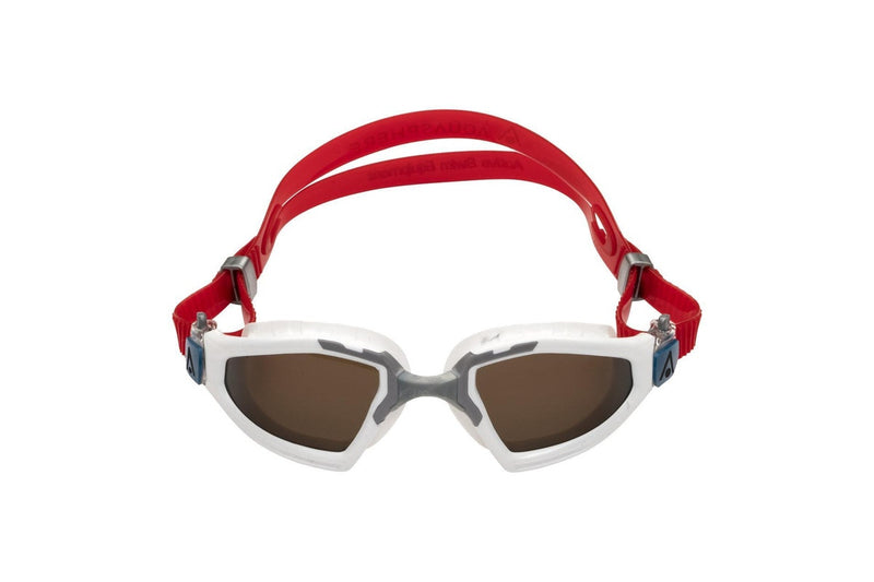 Aqua Sphere Kayenne Pro Swimming Goggles (White/Grey) (One Size)