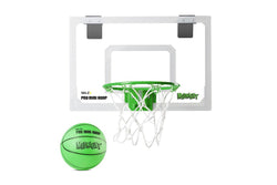 SKLZ Pro Mini 45.72cm Basketball Hoop Backboard w Ball Midnight Glow In The Dark