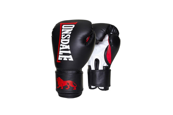 Lonsdale Challenger 2.0 Sparring Training Boxing Punching Glove Pair 12oz Black