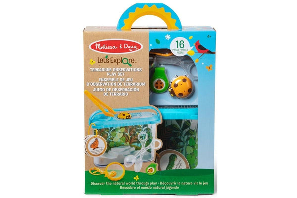 Melissa & Doug: Let's Explore Terrarium - Observations Play Set