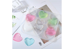 Silicone Pendant Mold Heart Necklace Jewelry Resin Mould Casting Craft DIY Tool